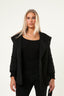 Sjalkrage Cashmere Coat - Svart