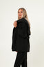 Sjalkrage Cashmere Coat - Svart