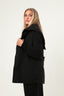 Sjalkrage Cashmere Coat - Svart