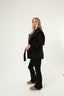 Sjalkrage Cashmere Coat - Svart