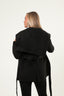 Sjalkrage Cashmere Coat - Svart